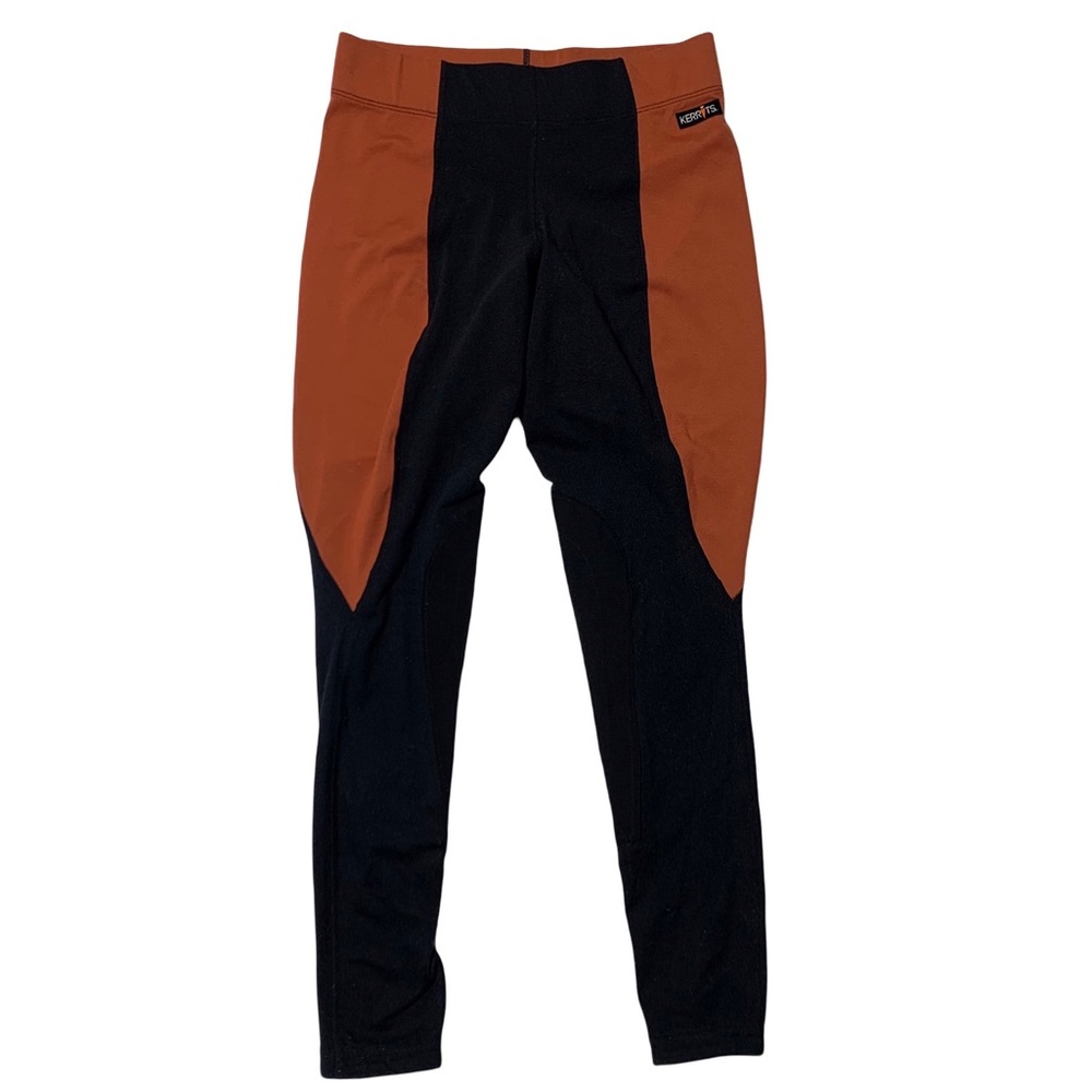 Kerrits Equestrian Horseback Legging Womens Size Small Black \Orange Riding Pant